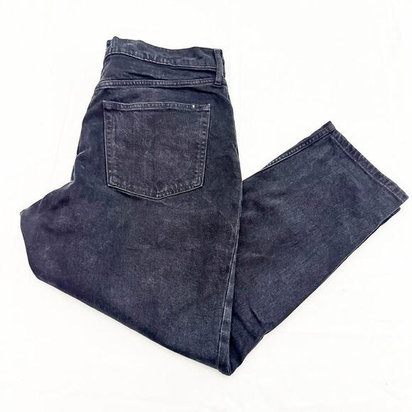 Everlane The Original Cheeky Jean Organic Cotton Black Denim Size 31 Crop - Picture 9 of 9